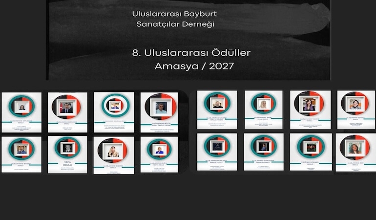 Amasya 8. Uluslararası Ödülleri 2027 Kazananları Açıklandı